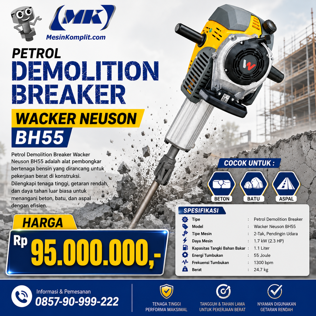 Jack Hammer Wacker N...